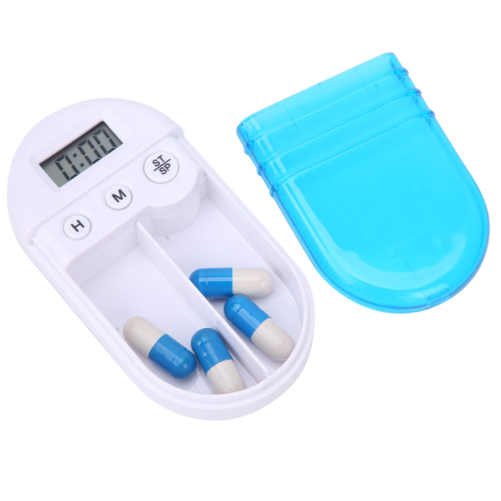 Sonew Electric Pill Box, Automatic Pill Dispenser Medication Storage Organizer for Travel Dispenser Mobility and Daily Living Aids for Travel Dispenser