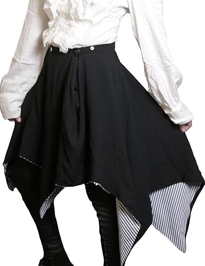 Amazon Hippies ヒッピーズ 腰巻 ラップ スカート ひざ丈 レディース メンズ V系 パンク ゴシック 黒 9123 スカート 通販