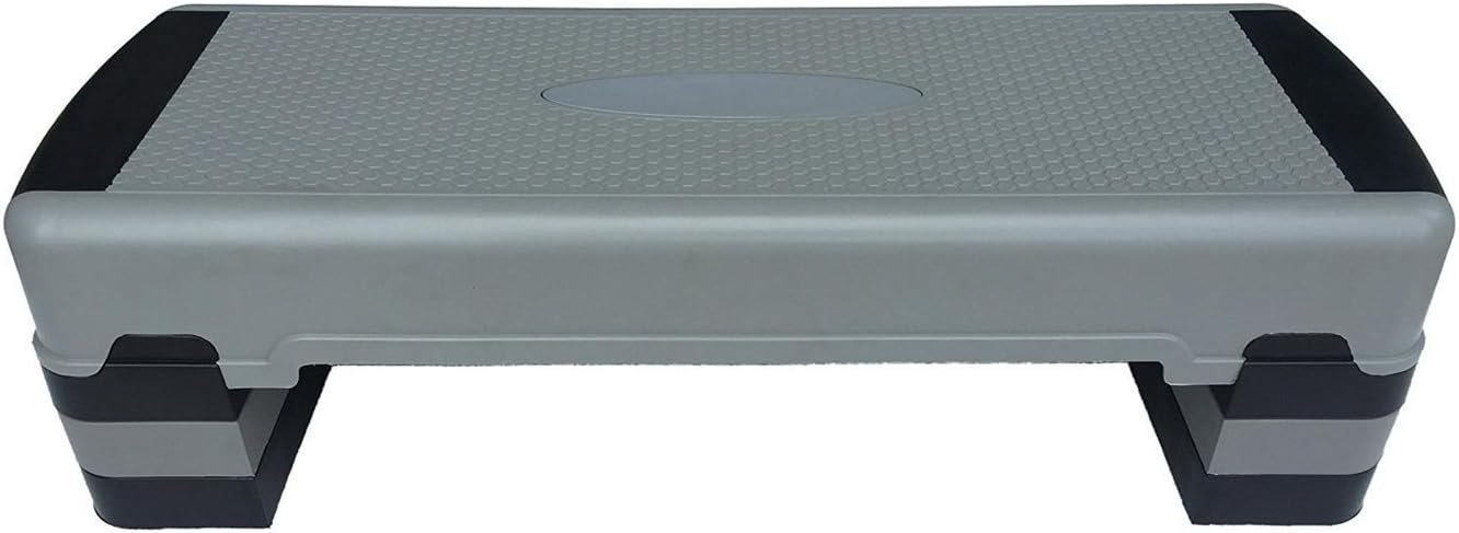 KLB Sport 36" Adjustable 6"-8"-10" Workout Aerobic Stepper in Fitness & Exercise W/4 Risers