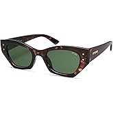 SOJOS Retro Trendy Polarized Sunglasses For Women Narrow Cat Eye Womens Shades SJ2346