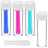 8 PCS Silicone Contact Lens Inserter Remover Tool Contact Lens Plunger Contact Lens Cases with Hard Lens Remover Holder Conta