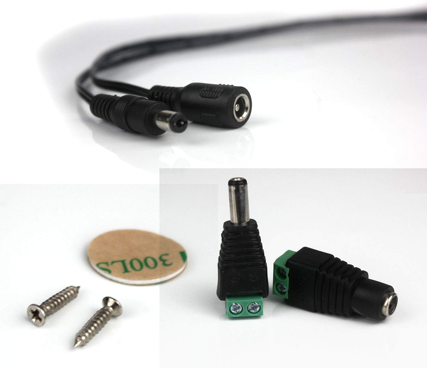 Taikuwu Aotomatic Mini 5A/12V 24V PIR Infrared Motion Sensor Detector Switch for LED Strip Light + Female Male DC Power Connector - Image 3