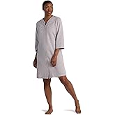 Miss Elaine Women's Short Seersucker Robe, Snap Front and Short Sleeves, Two Front Pockets, Sleepwear and Loungewear