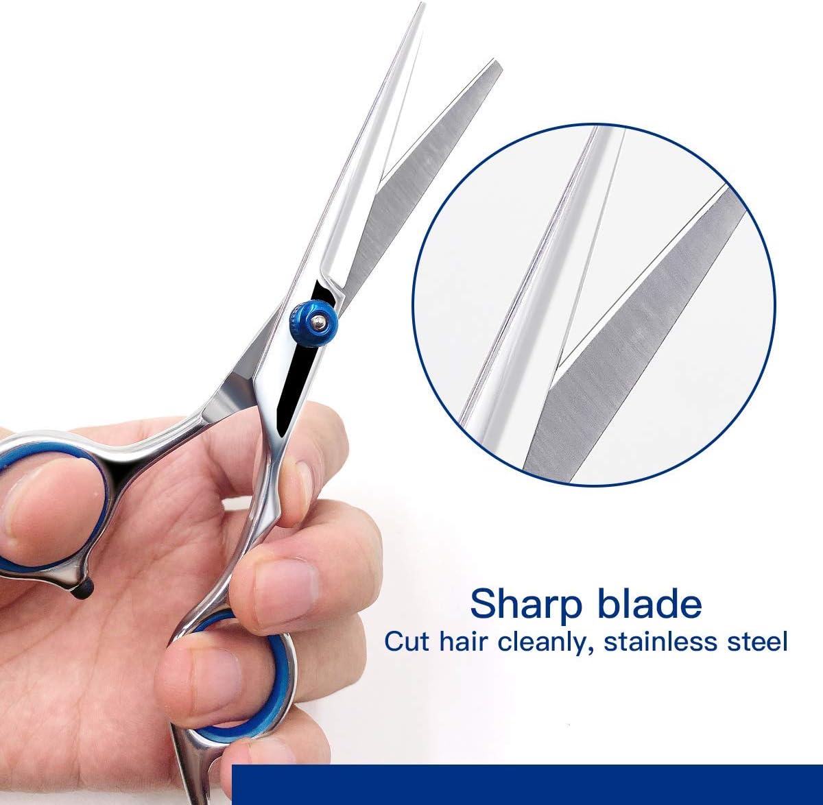 Hair Cutting Scissors Kit, Haircut scissors professional of 11 Pack,Stainless Steel Hair Cutting Thinning Shears Kit Hairdressing Barber, Clips,Barber Cape,Comb for Home,Salon,Pet Use: Home Improvement