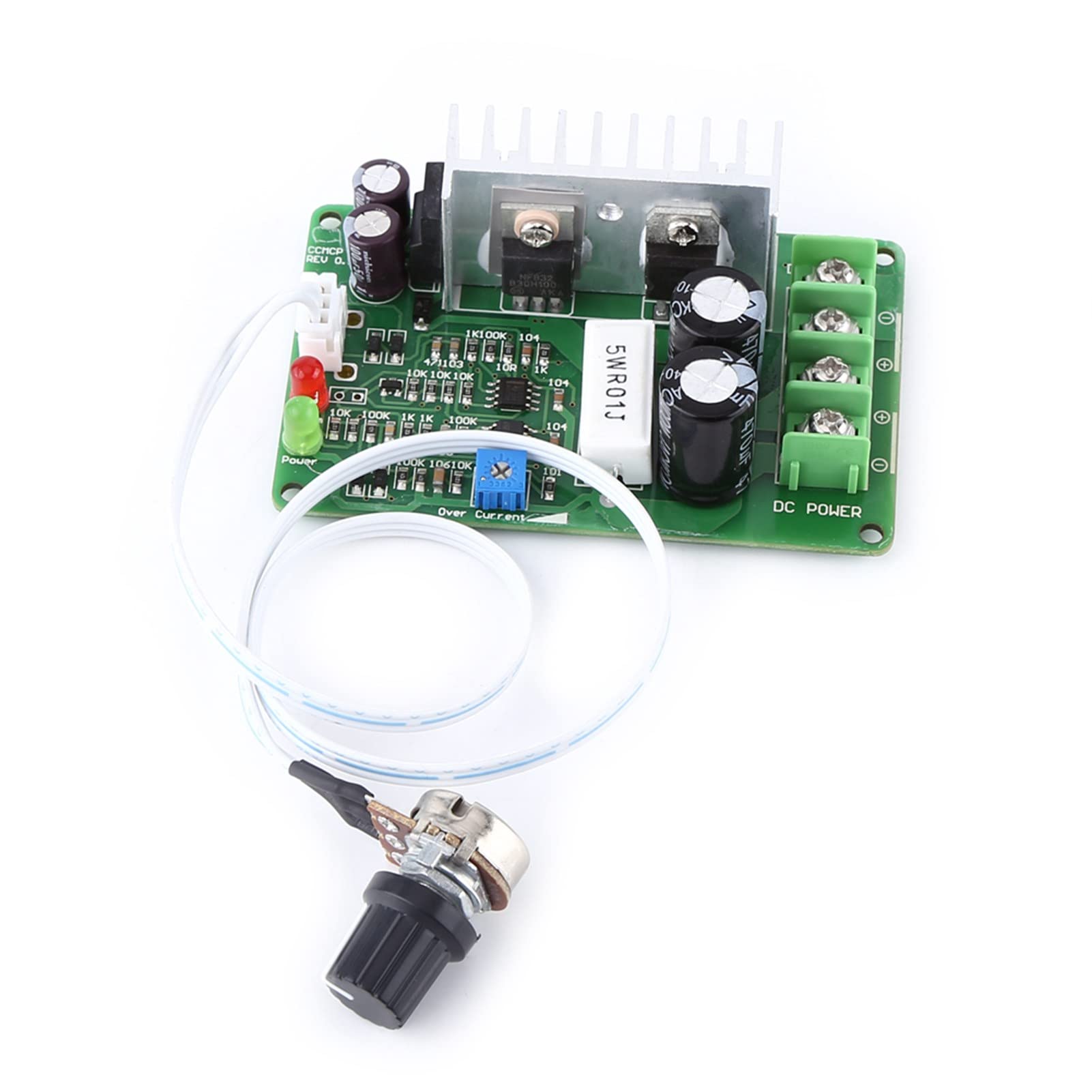 12V/24V/36V 15A PWM DC Motor Speed Regulator Potentiometer Overload Protector with a Speed Regulating Knob