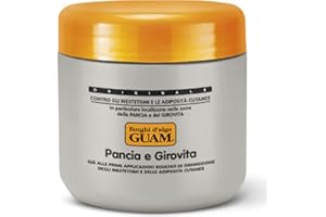 Guam TUMMY & WAIST, Stomach Wrap for Cellulite Reduction, Tighten Loose Belly Skin | Anti-Cellulite Lipo Wraps for Stomach, Seaweed + Caffeine | Cellulite Remover Tummy Wrap for Flat Tummy (1.1LB)