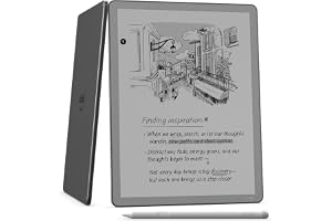 Amazon Kindle Scribe without Front Light 16GB (newest model) â€” 11â€ paper-like display â€” One notebook to replace them all â€” Write in notebooks, documents, and books. Includes Premium Pen - Graphite