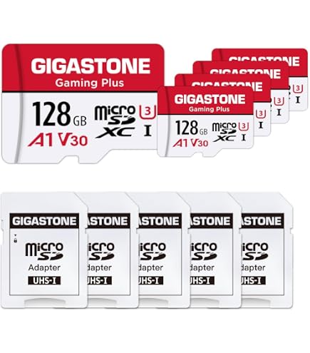 Amazon.com: 【for Switch 1 Only】 GIGASTONE Micro SD Card 128GB 5