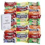 Millennium Energy Bars Assorted Flavors 36- pack including Emergency guide by Millenium foods