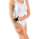 Circaid Juxtafit Essentials Right Arm Adjustable Compression Sleeve | Adjustable lymphedema arm sleeve with built-in pressure guide and Juxtalock bands for a secure, comfortable fit.