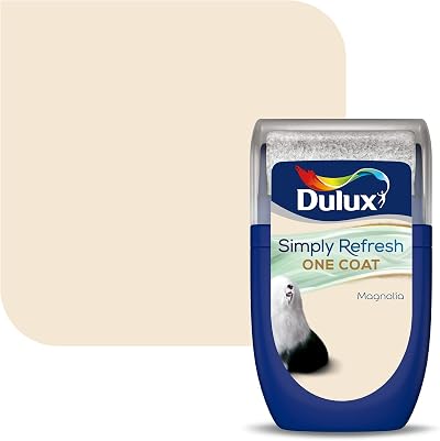 Dulux Simply Refresh Magnolia Tester Paint 30ml One Coat Water Based Matt