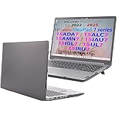 mCover Case Compatible ONLY for 2022-2024 15" Lenovo IdeaPad 1 Series (15ADA7 / 15AMN7 / 15ALC7 / 15IAU7 / 15IGL7 / 15IJL7 / 15IRU7) Windows Laptops (NOT Fitting Any Other Models)- Black