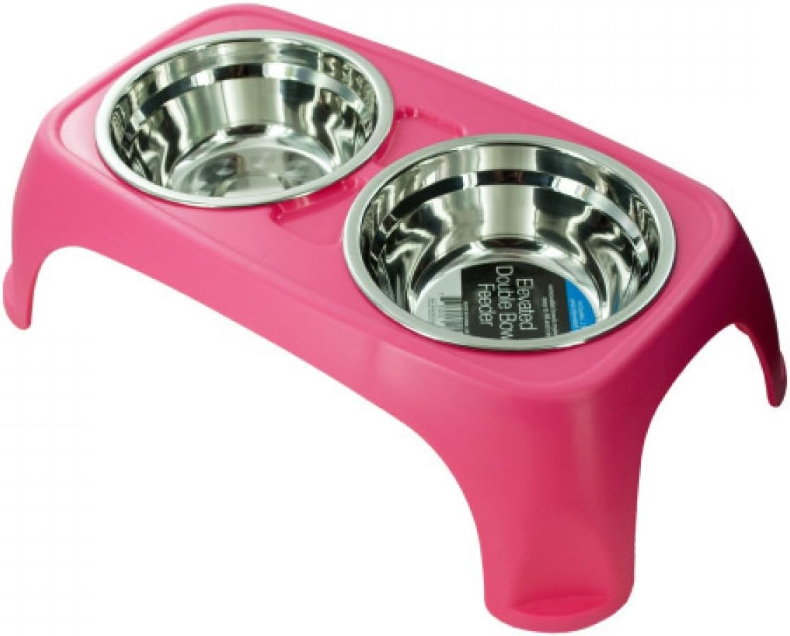Pet Bowls Feeders And Waterers Amazon.com: StarSun Depot Elevated Double Bowl Pet Feeder - [Pet