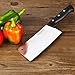Cook N Home 2462 7-Inch Multi-Purpose Chef Butcher Knife Heavy Duty Chopper Cleaver, Stainless Steel