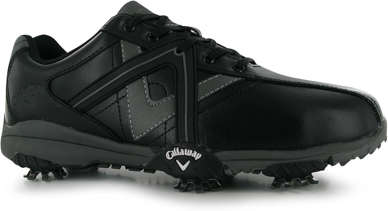 Callaway Cheviot ll Scarpe da Golf da Uomo, con Tacchetti Nero 9.5