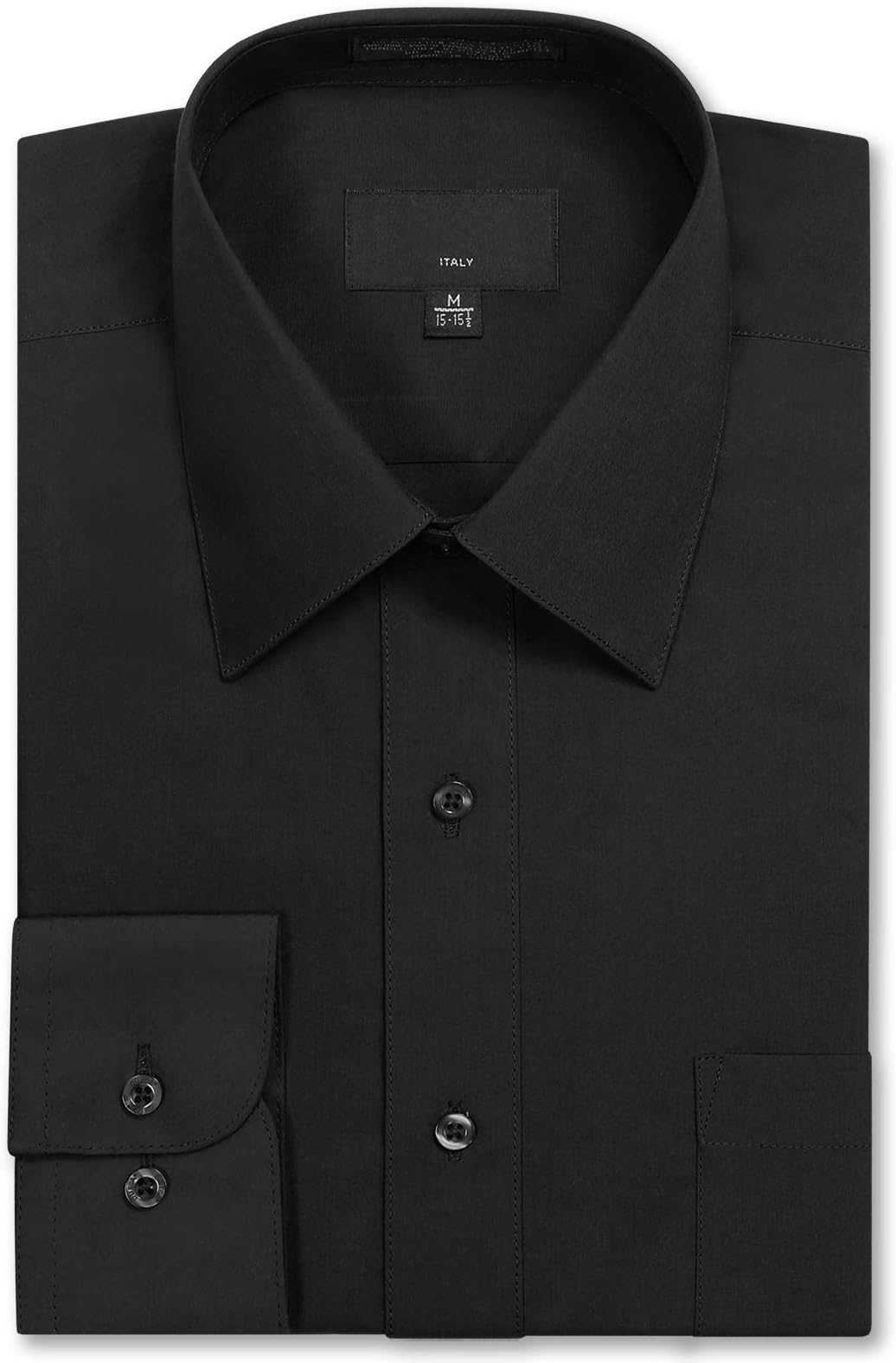 Men's Long Sleeve Regular Fit Dress Shirts