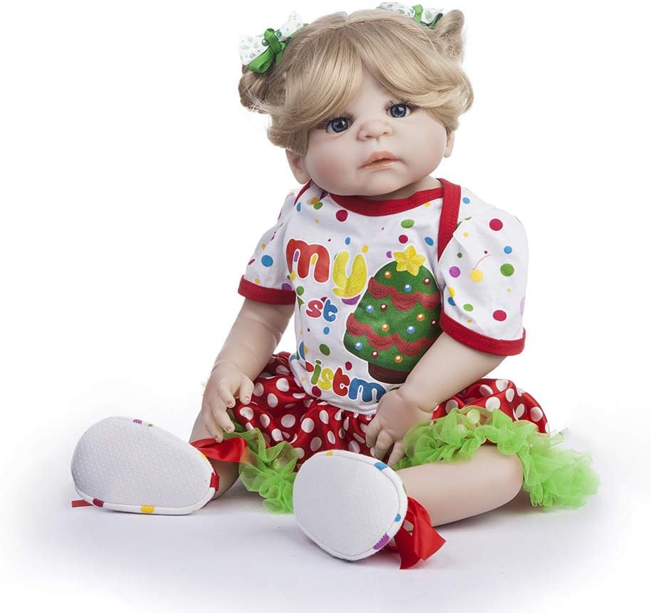 Prezzo LVYE1 56Cm Realistici Reborn Baby Dolls Babies Doll Full Vinyl Body Girl Model Doll per Baby Bebe Regali Giocattolo per Bambini Offerte