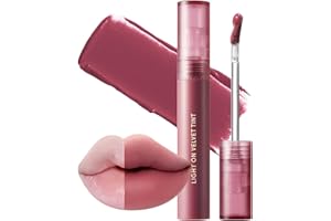 Nature Republic Light on Velvet Tint (06 MOOD PLUM) | High Pigment, Weightless Lip Tint with Velvety Matte Finish, Smooth Texture, Non-Sticky Formula, Stocking Stuffers
