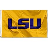 College Flags & Banners Co. LSU Tigers Gold University Large College Flag