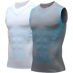 Mens Compression Shirts, Feel the Power of Confidence, Energy & Strength, Cool and Comforting