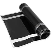 X AUTOHAUX 11.81"x70.87" Car Hood Stripe Pattern Sticker Auto Exterior Decal Decoration for Car Hood Roof Trunk Skirt Bumper Black