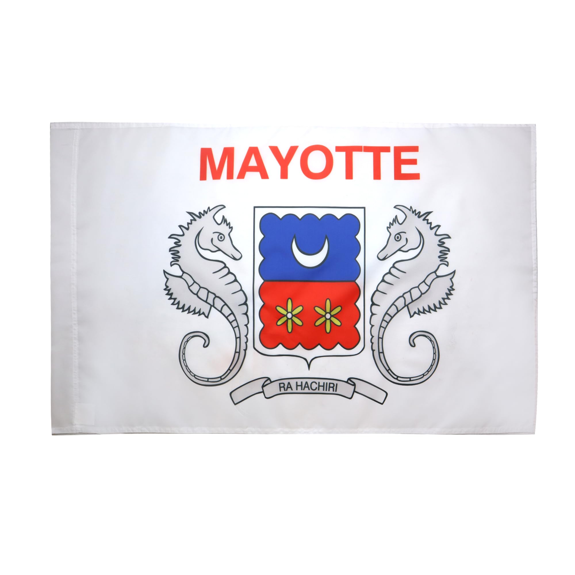 AZ FLAG - Mayotte Flag - 2x3 Ft - French region of Mayotte Banner with Sleeve - 100% Polyester - Fade Resistant - Vivid Colors - 2' x 3' Feet - 90x60 Cm