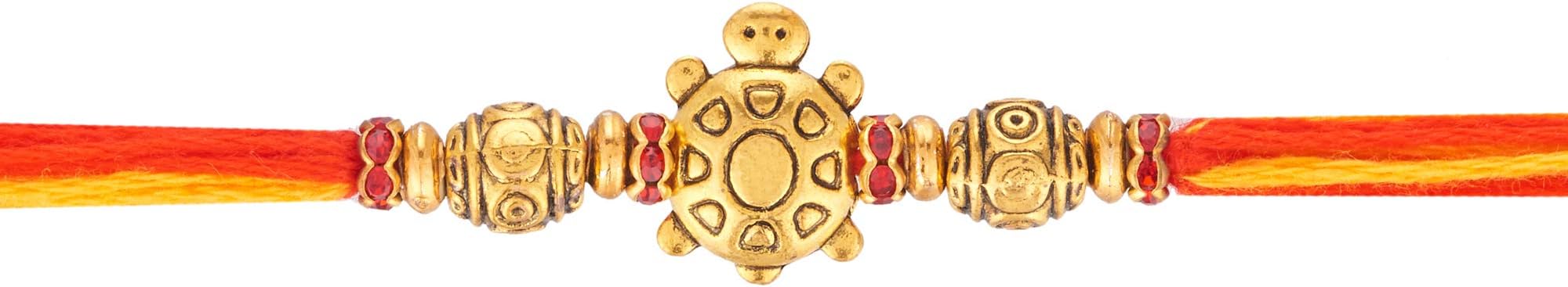 Eximious India Set of 3 Rakhi For Brother With Card For Raksha Bandhan Designer Rakhi Thread for Bhaiya