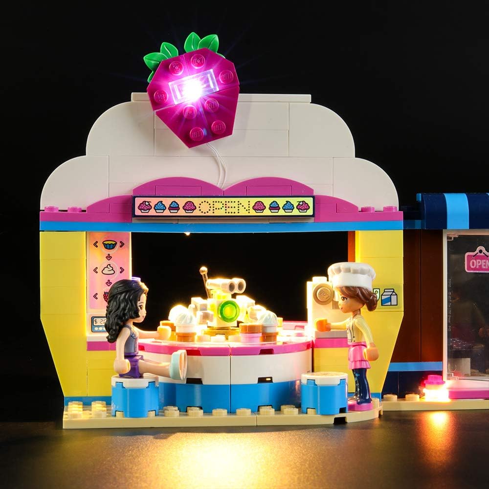 フレンズ オリビアのカップケーキカフェ ブロック組み立てモデル 対応 Lightailing Ledライトセット レゴ 対応ledライトキット 本体別売 ブロック おもちゃ Amazon
