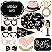 Big Dot of Happiness Best Day Ever - Bridal Shower & Wedding Shower Photo Booth Props Kit - 20 Count