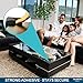 Foam Corner Protectors | 8-Pack Foam Caring Corner Guards by The Hamptons Baby | Safety Furniture Bumpers | Long Lasting, Pre-Applied Adhesive | Sharp Corner Cushions (Black)
