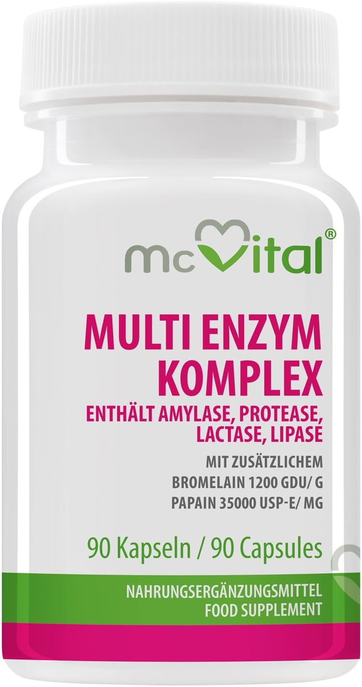 Multi Enzym Komplex enthält Amylase, Protease, Lactase, Lipase mit