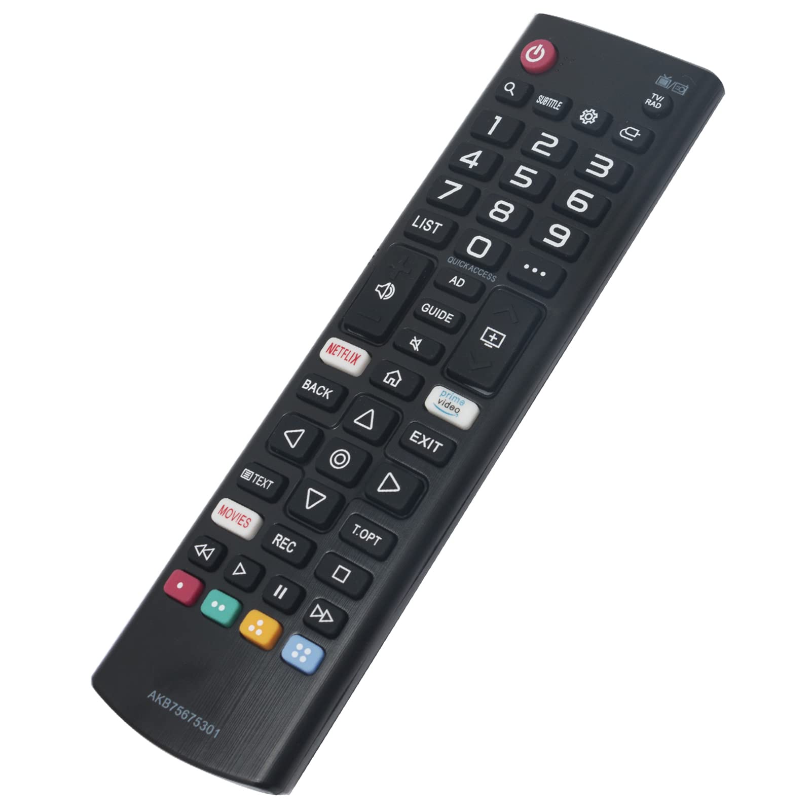 AKB75675301 Replacement Remote Control Fit for LG Smart TV 75UM7110PLB 70UM7100PLA 65UM7100PLA 60UM7100PLB 55UM7100PLB 49UM7100PLB 43UM7100PLB 75UM7000PLA 65UM7000PLA 55UM7000PLC