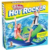 Wahu Inflatable Hot Rocker for 2 People &ndash; Durable Pool Float Ride-On with Grip Handles | Fun Inflatable Water Toy for Pool, Lake, Beach | 5.6ft (1.7m) Long | Maximum Weight 242lbs (110kg) | Ages 6+