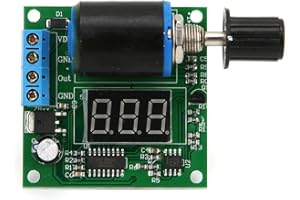 JECTSE 4-20mA DC12/24V Generator Module,Adjustable Current Generator,Knob Operation,Response Fast,No Delay,with Polarity,for Source,Output Meter Test,Analog