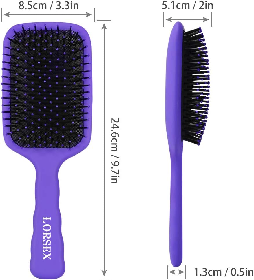LORSEX 2 Pack Hair Brush - Image 3