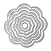 Whitelotous Cutting Dies Cut Dies Stencil Metal Template Mould for DIY Scrapbook Album Paper Card (7 pcs Flower)
