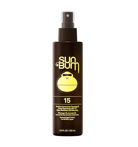 SUN BUM SPF 15 MOISTURIZING TANNING OIL –...