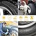 NEVERLAND Set of 4 Tire Covers, Waterproof UV Sun RV Trailer Tire Protectors, Fit 27