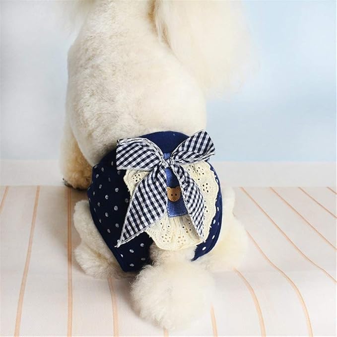 Amazon ペット犬の生理学パンツ犬猫ショーツ下着子犬かわいいおむつブリーフパンチラ Chaochao 色 Blue Size M Chaochao 紙おむつ 通販