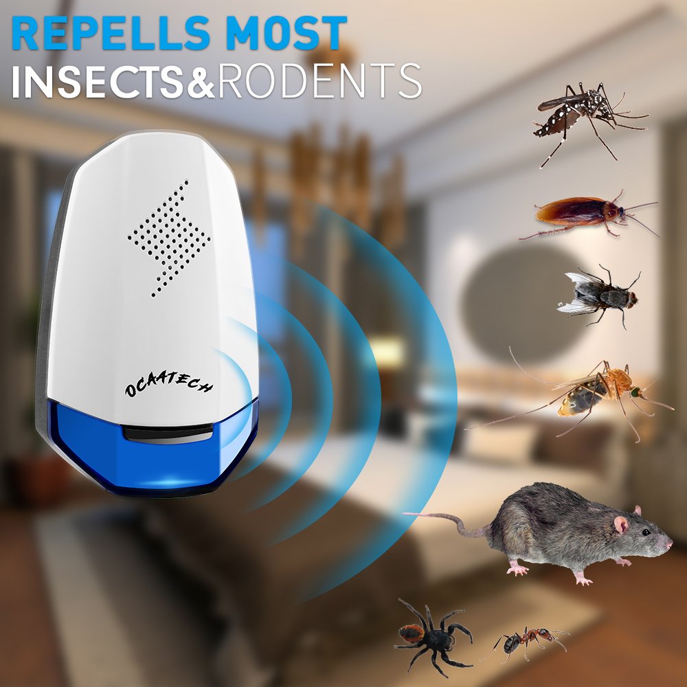 Ocaatech Ultrasonic Pest Repellent Electronic Pest Repeller 6 Packs