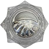 T & T Hardware Clear Faucet Handle for Delta RP17451 – Replacement Acrylic Knob with Chrome Button – Compatible with RP212 Ba