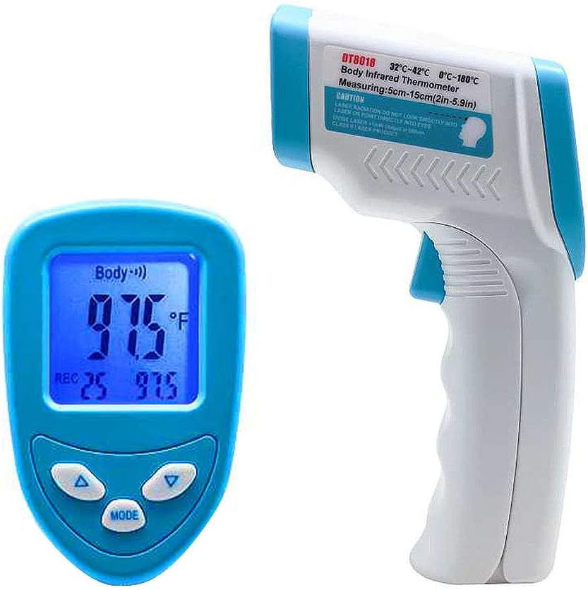 Digital Medical Thermometer Forehead Thermometer Infrared Fever Thermometer Non-Contact Digital Ear Thermometer in Medical Grade for Best Accuracy, for Infant Baby Children and Adults Thermometer