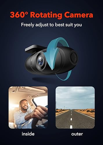 REDTIGER Dash Cam Front WiFi F5,1080P Full HD,Smart Dash Camera