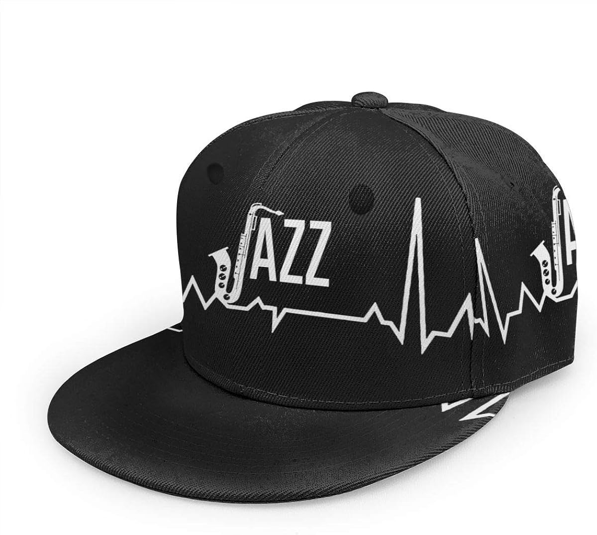 Jazz Saxophone Music Heartbeat Unisex 3D Printing Classic Baseball Cap