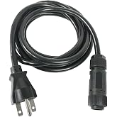 Gavita Power Cord for LED Lights - 240 Volt, 8 ft.