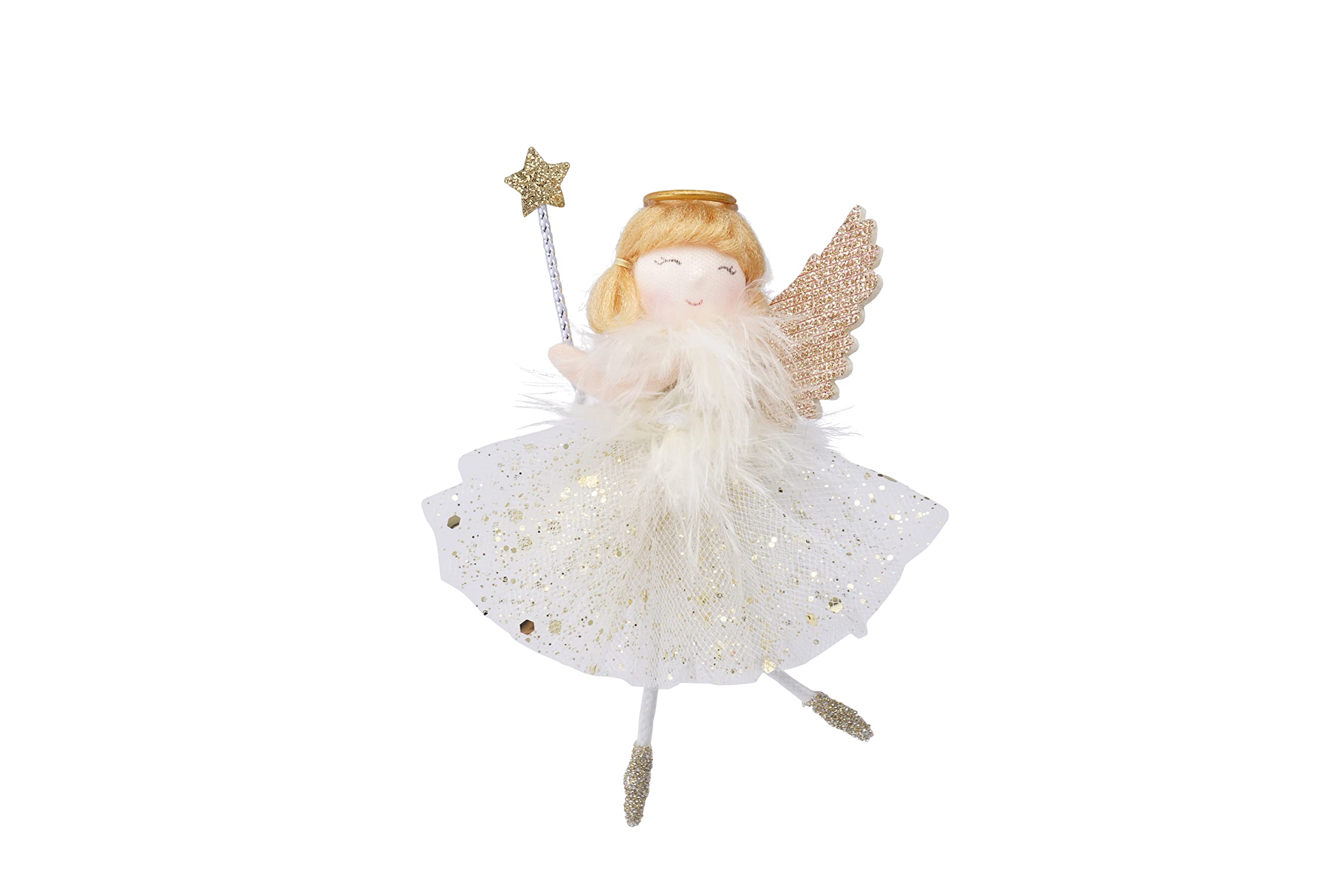 CGB Giftware | Gold Angel Hanging Decoration | Holiday and Bedroom Home Accessory | Gold | Gift For Home | Joy To The World Range | GB06712