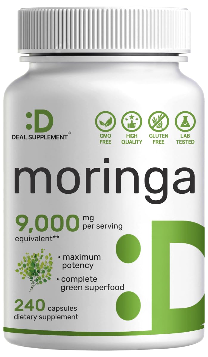 Moringa 9,000 mg Herbal Equivalent