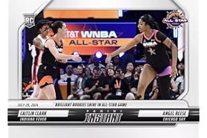 GENERIC Caitlin Clark & Angel Reese #164 RC Panini Instant 2024 WNBA Basketball Rookie Card Indiana Fever - Rookie RC Brilliant Rookies Shine in All-Star Game- 7/20/24 - Limited to 6,714