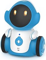 GILOBABY Rechargeable Interactive Robot Toy Blue 6+ Touch Voice Control