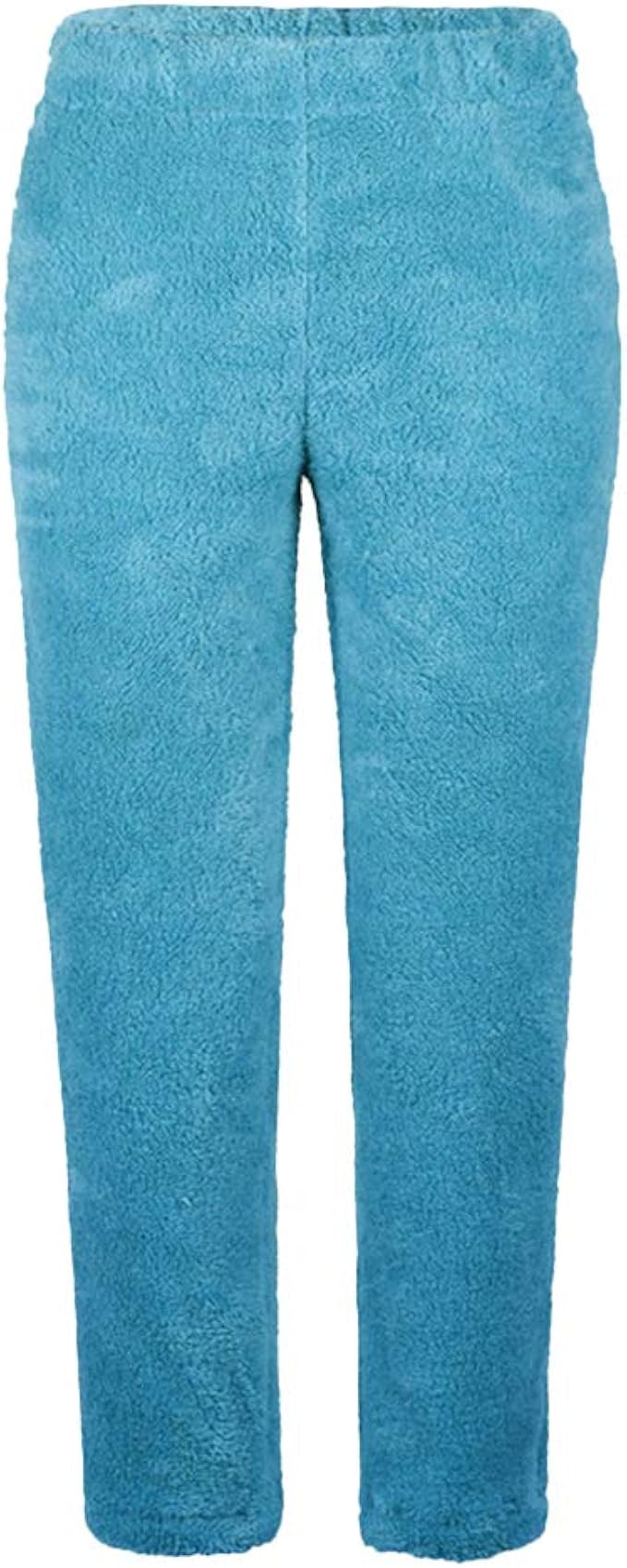 Women Ladies Fleece Pants Pyjama Bottoms Warm Fluffy Pajama Pants